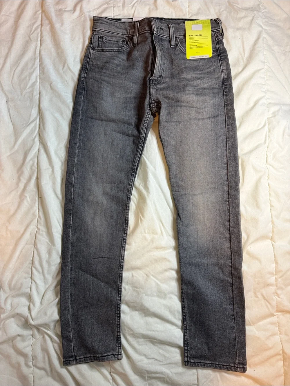 Levi's Men's Skinny Gray Washed Jeans